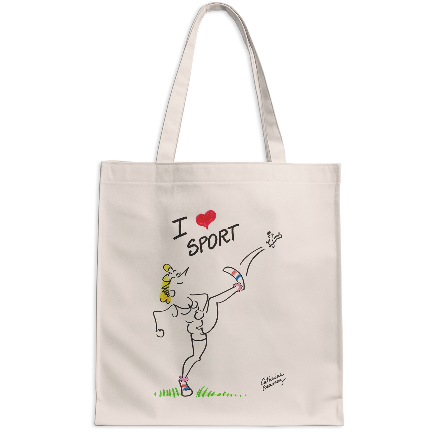 Tote bag "I love sport" - collection "GO 2024 !"
