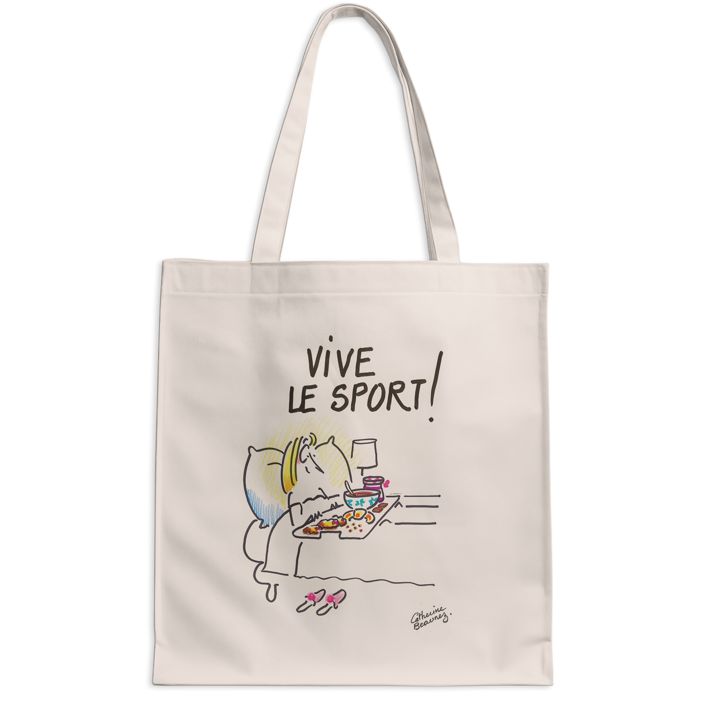 Tote bag "Vive le sport !" Femme - collection "GO 2024 !"