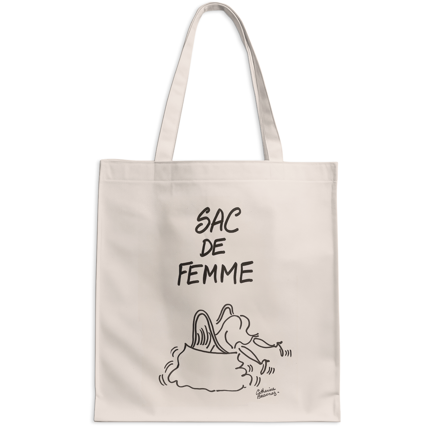 Tote bag "Sac de femme" - collection "Au quotidien"