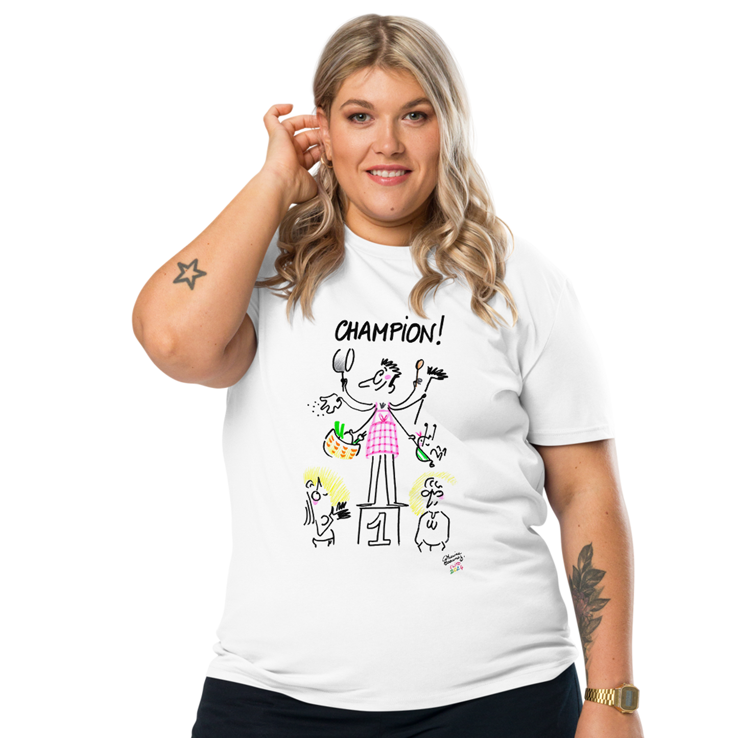 T-shirt manches courtes "Champion"- collection "Signé Clito 2024"