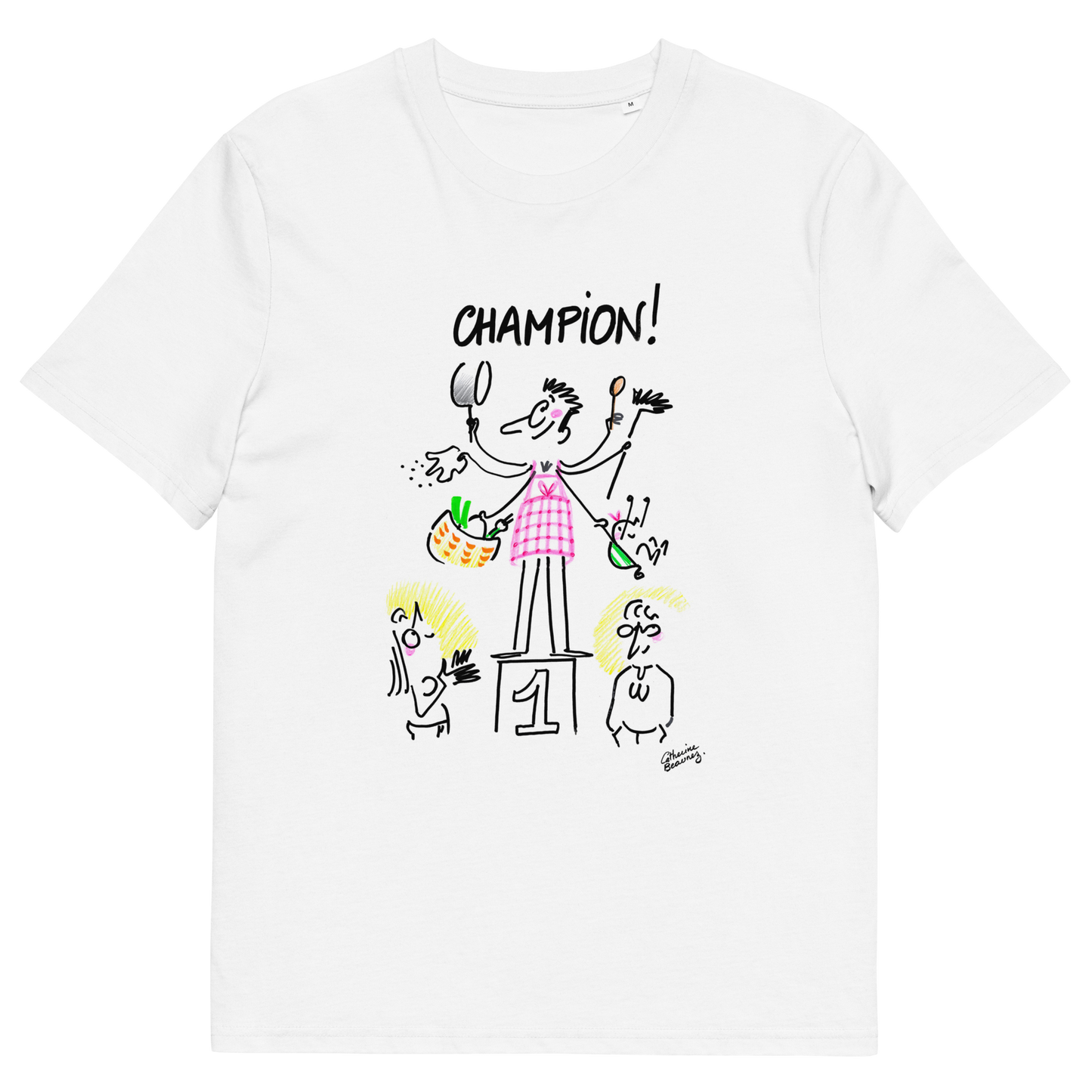 T-shirt manches courtes "Champion !" - collection "GO 2024 !"
