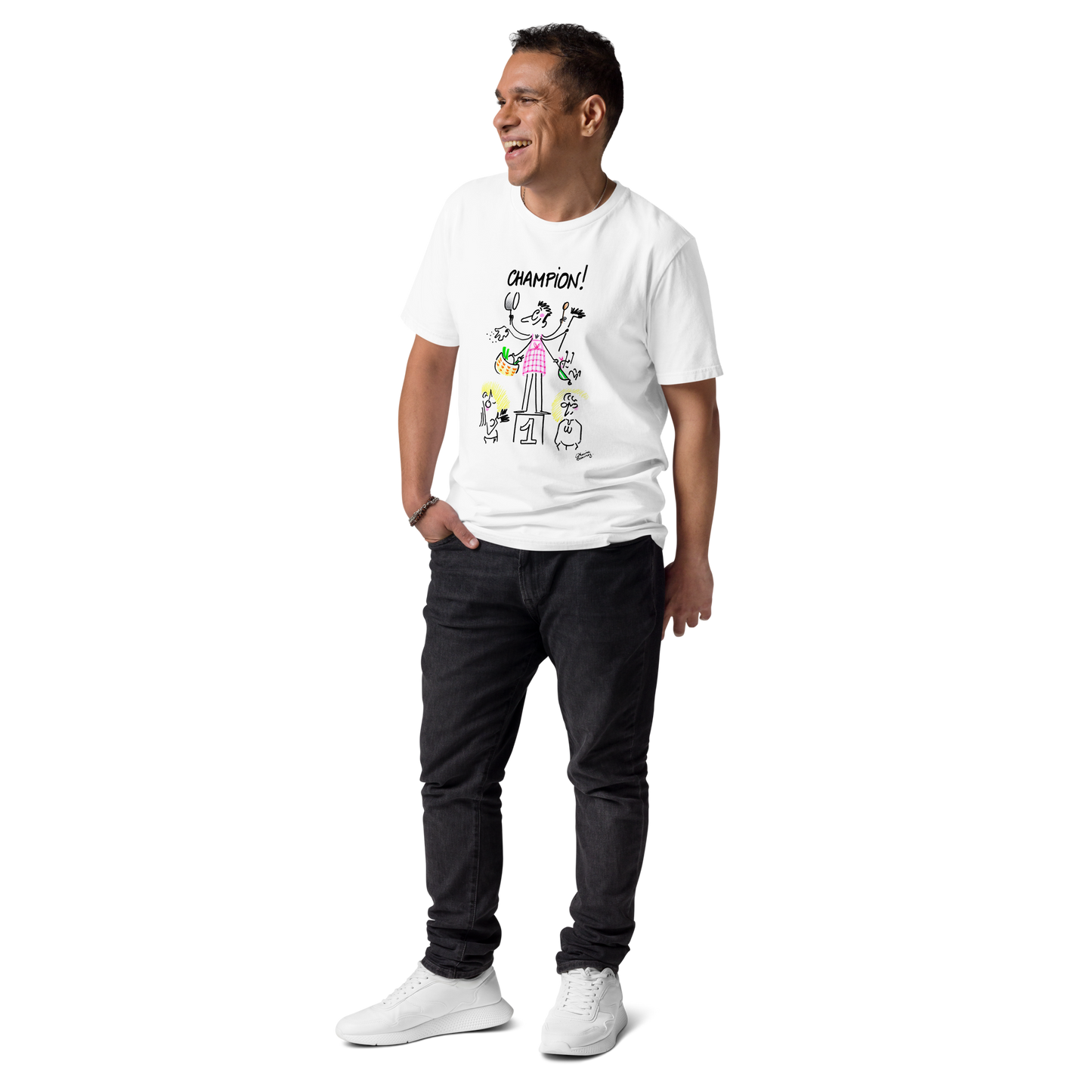 T-shirt manches courtes "Champion !" - collection "GO 2024 !"
