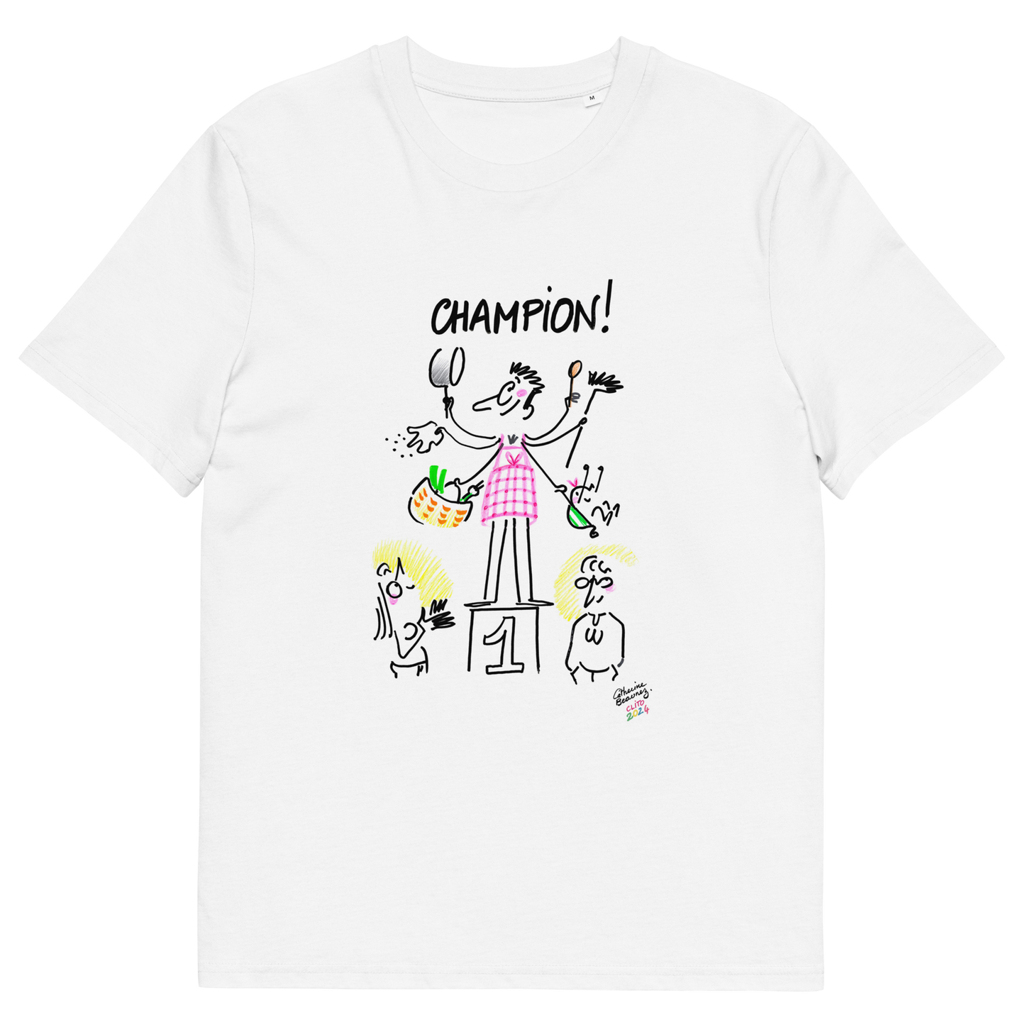 T-shirt manches courtes "Champion"- collection "Signé Clito 2024"