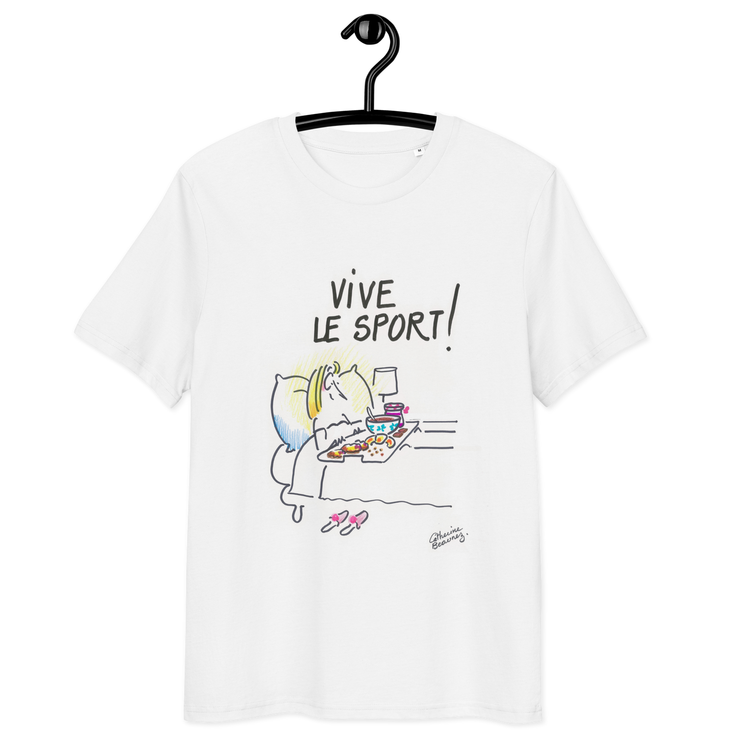 T-shirt manches courtes "Vive le sport ! " Femme - collection "GO 2024 !"