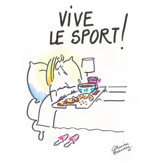 Tote bag "Vive le sport !" Femme - collection "GO 2024 !"