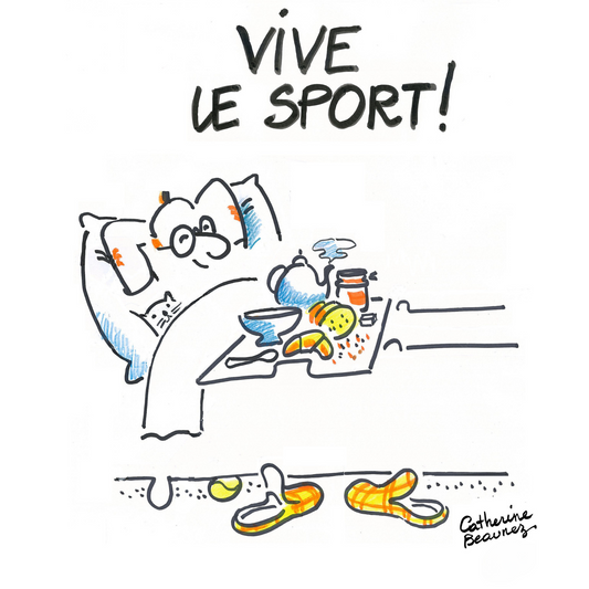Tote bag "Vive le sport !" Homme - collection "GO 2024 !"