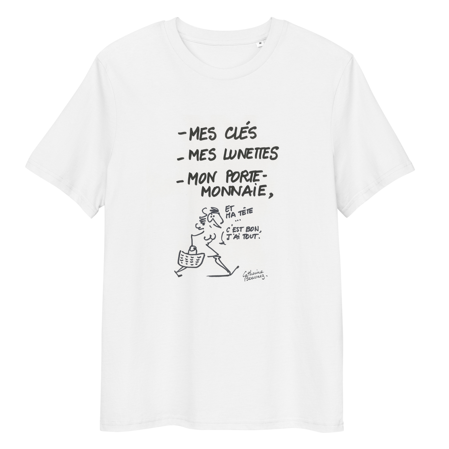 T-shirt manches courtes "Les courses" - collection "Au quotidien"