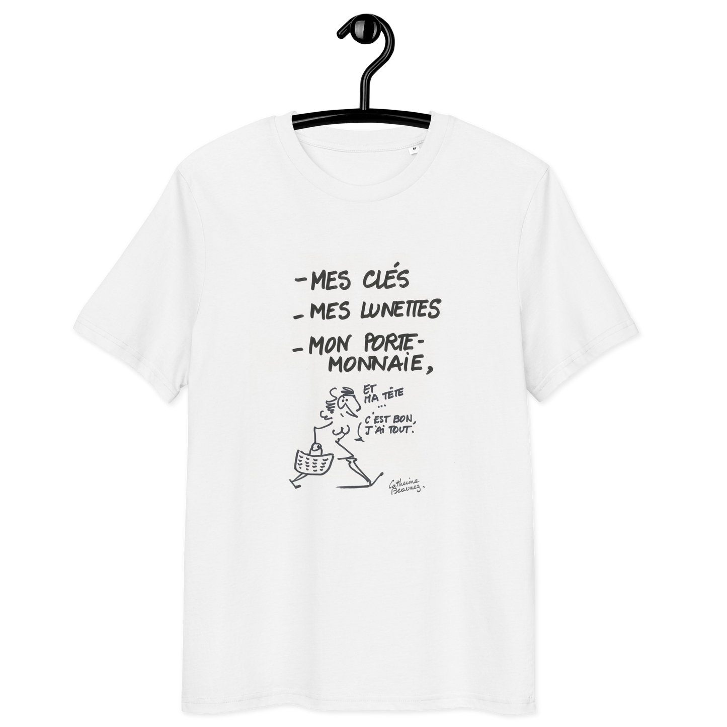 T-shirt manches courtes "Les courses" - collection "Au quotidien"