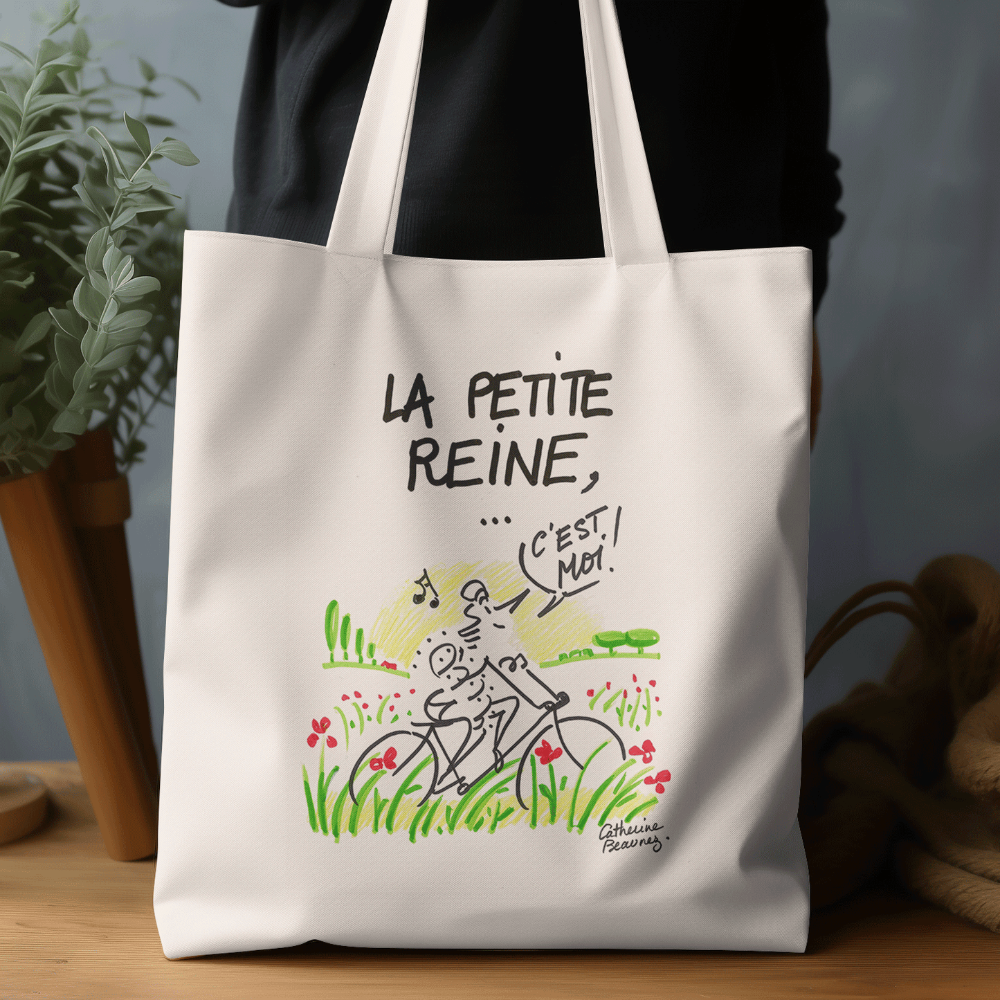 Tote bag "La petite reine" - collection "GO 2024 !"
