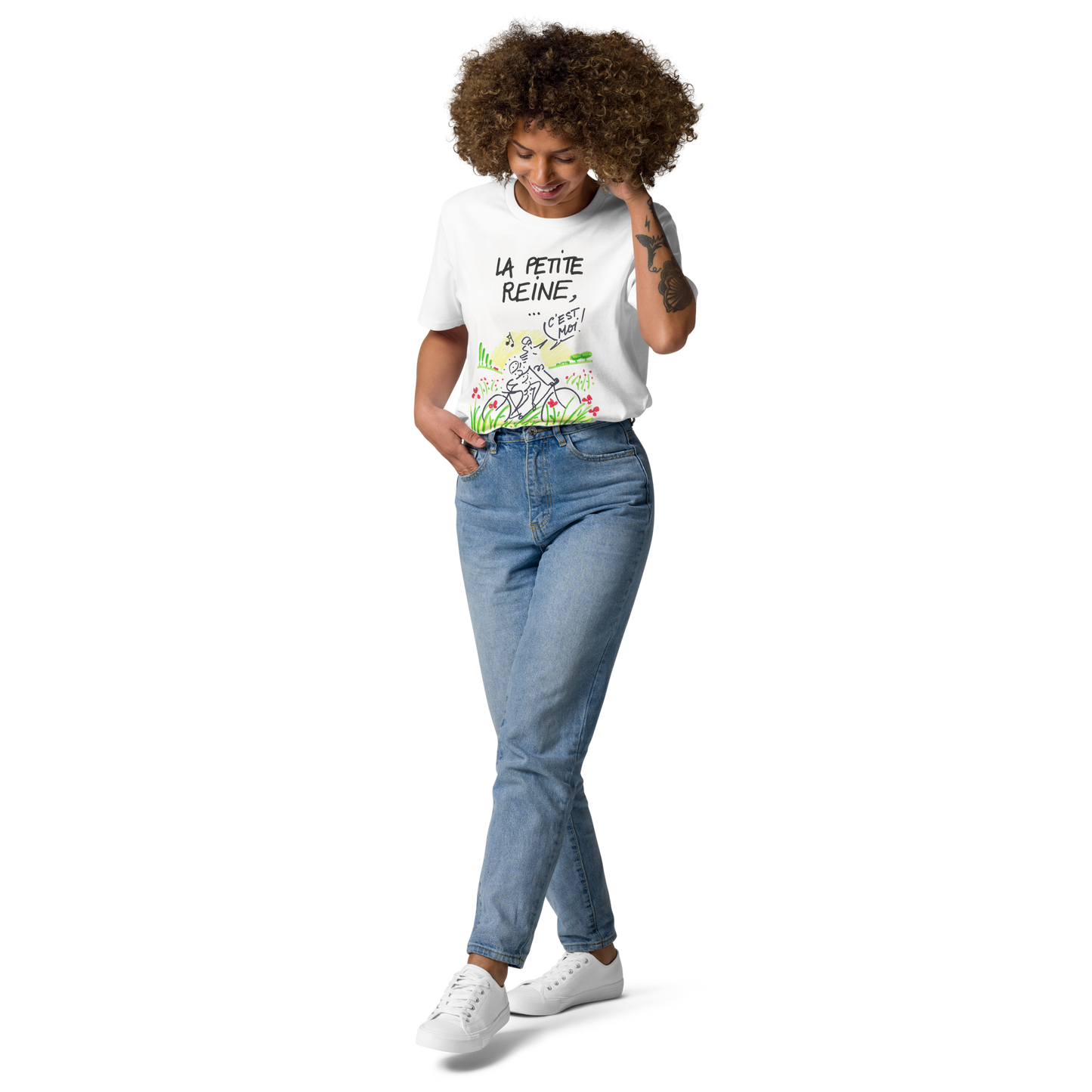 T-shirt manches courtes "La petite reine"- collection "GO 2024 !"