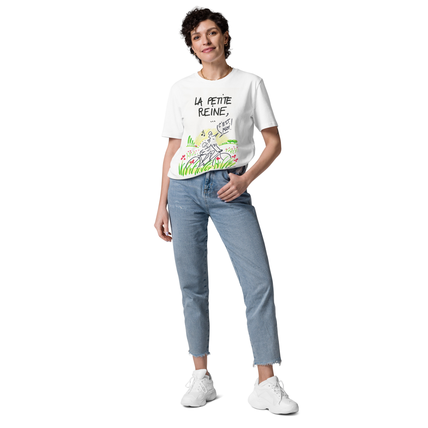 T-shirt manches courtes "La petite reine"- collection "GO 2024 !"