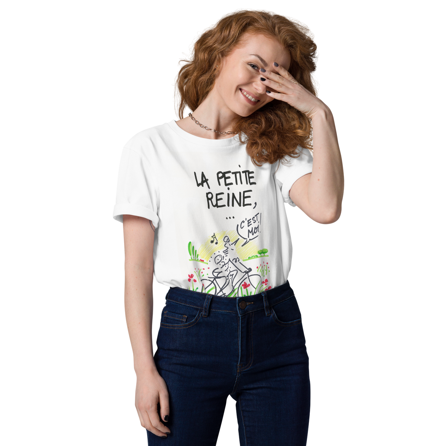 T-shirt manches courtes "La petite reine"- collection "GO 2024 !"