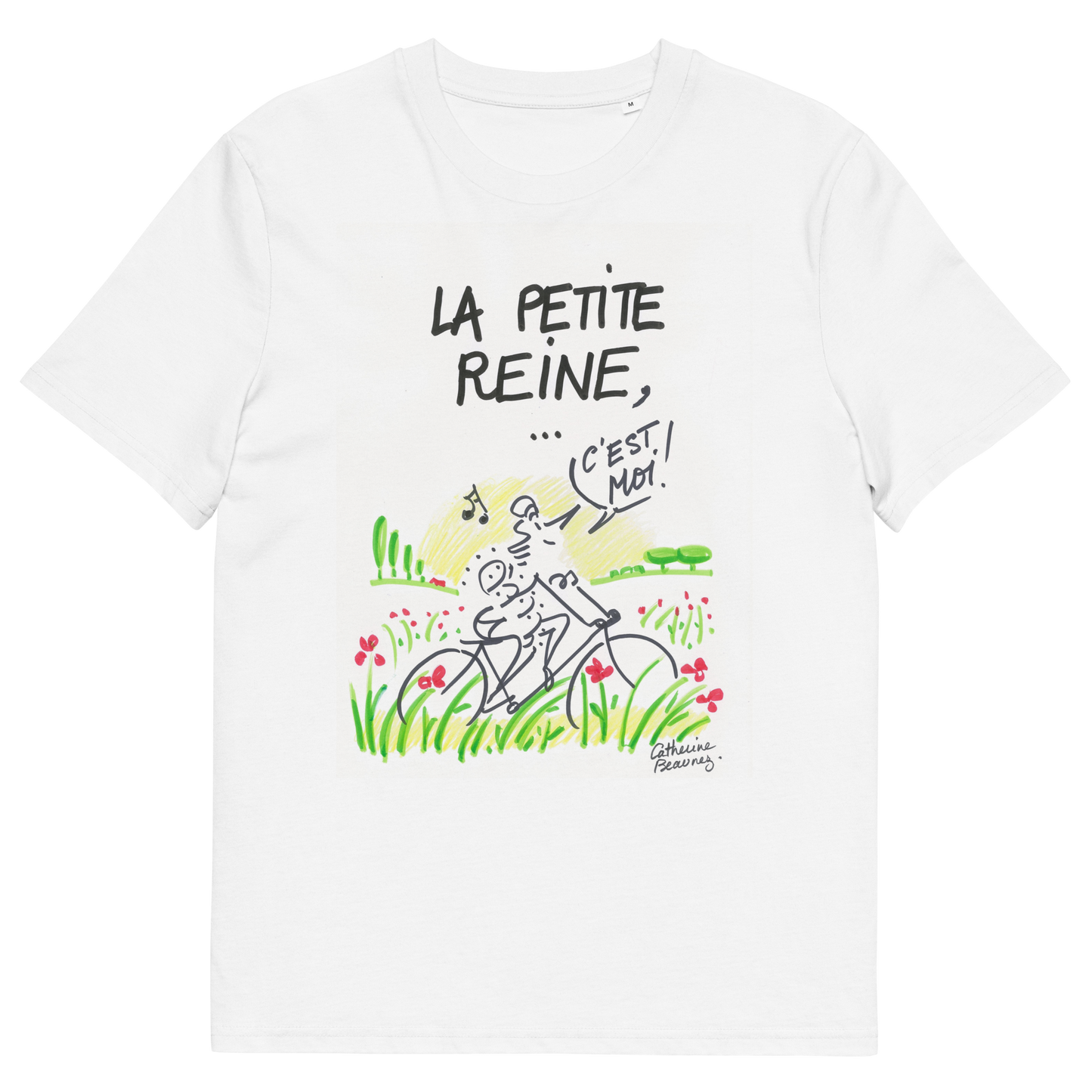 T-shirt manches courtes "La petite reine"- collection "GO 2024 !"