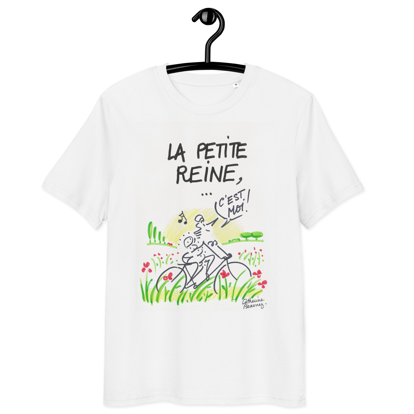 T-shirt manches courtes "La petite reine"- collection "GO 2024 !"