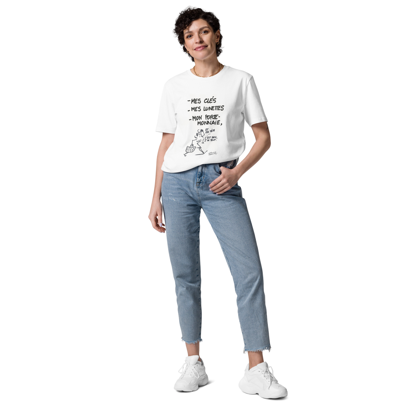 T-shirt manches courtes "Les courses" - collection "Au quotidien"