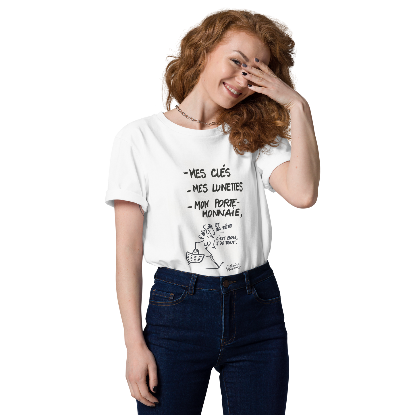 T-shirt manches courtes "Les courses" - collection "Au quotidien"