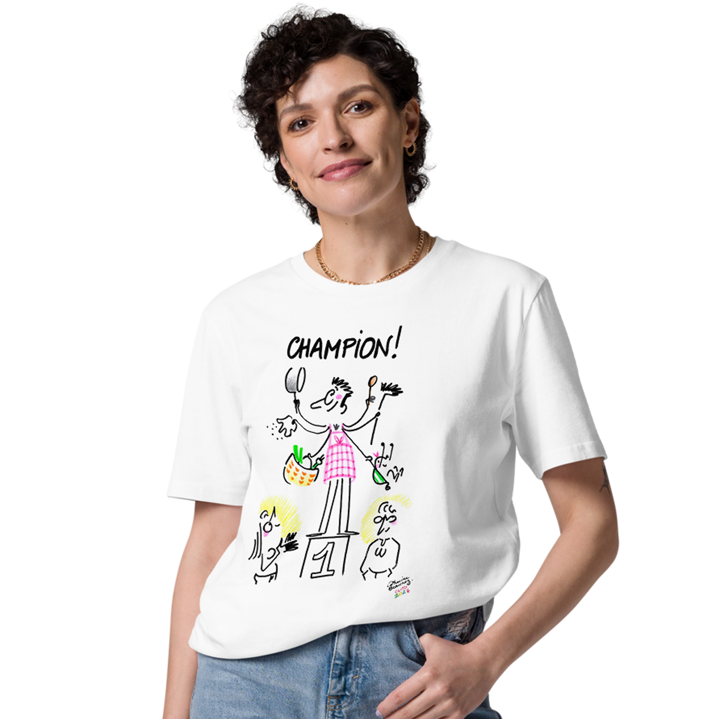 T-shirt manches courtes "Champion"- collection "Signé Clito 2024"